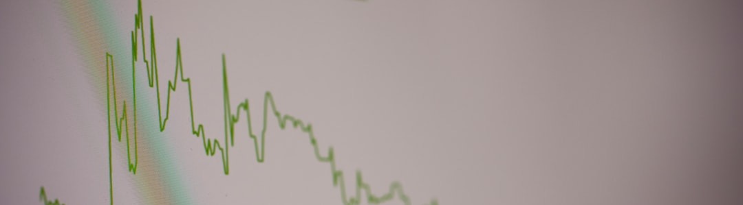 Stock trading chart. Made with analog vintage lens, Leica APO Macro Elmarit-R 2.8 100mm (Year: 1993)